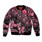 Honoring 50 Years of NAIDOC 2025 Personalised Sleeve Zip Bomber Jacket Pink Power