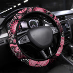 Honoring 50 Years of NAIDOC 2025 Steering Wheel Cover Pink Power