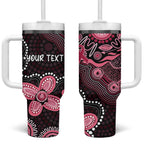 Honoring 50 Years of NAIDOC 2025 Personalised Tumbler With Handle Pink Power