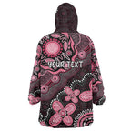 Honoring 50 Years of NAIDOC 2025 Personalised Wearable Blanket Hoodie Pink Power