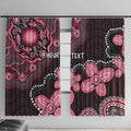 Honoring 50 Years of NAIDOC 2025 Personalised Window Curtain Pink Power