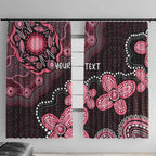 Honoring 50 Years of NAIDOC 2025 Personalised Window Curtain Pink Power