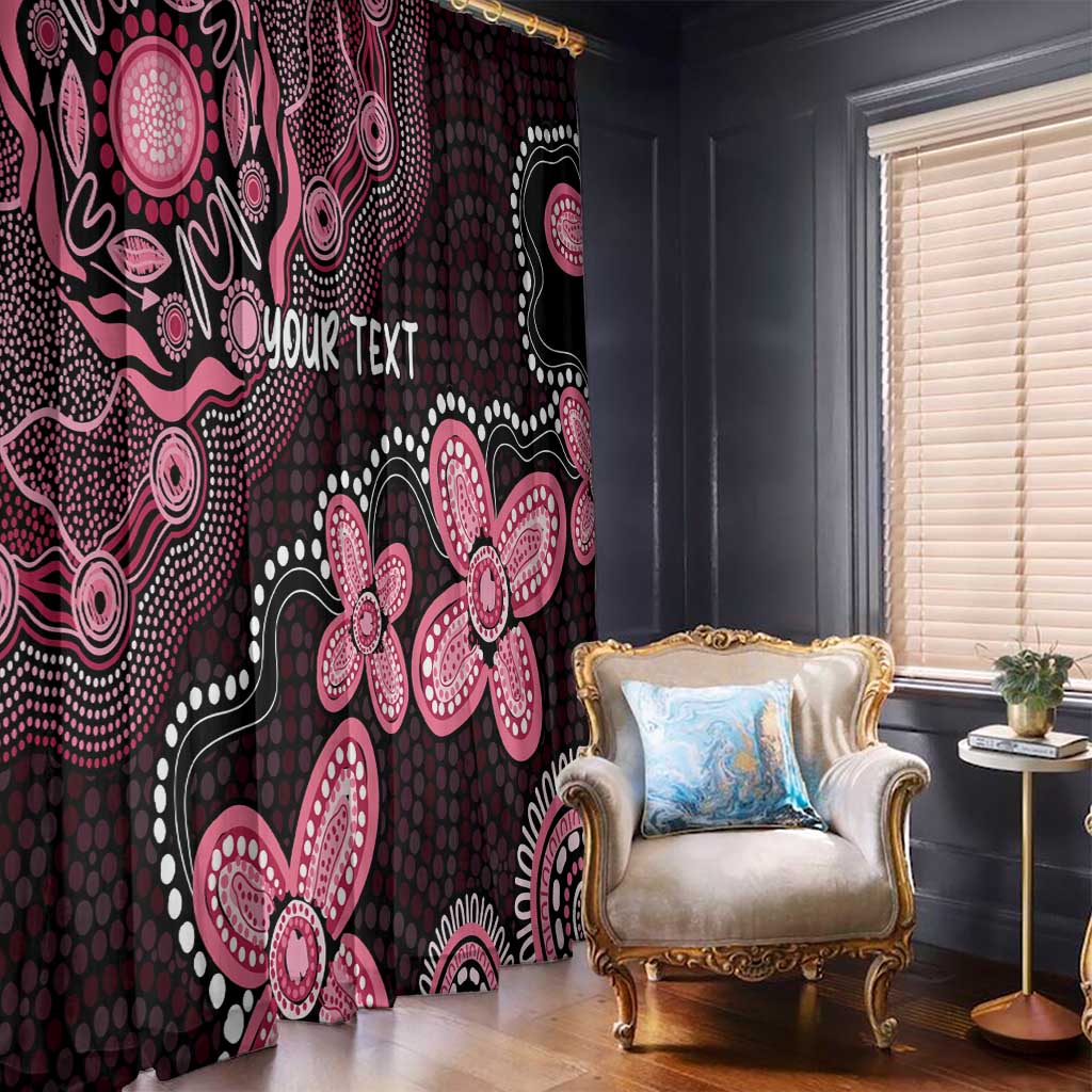 Honoring 50 Years of NAIDOC 2025 Personalised Window Curtain Pink Power
