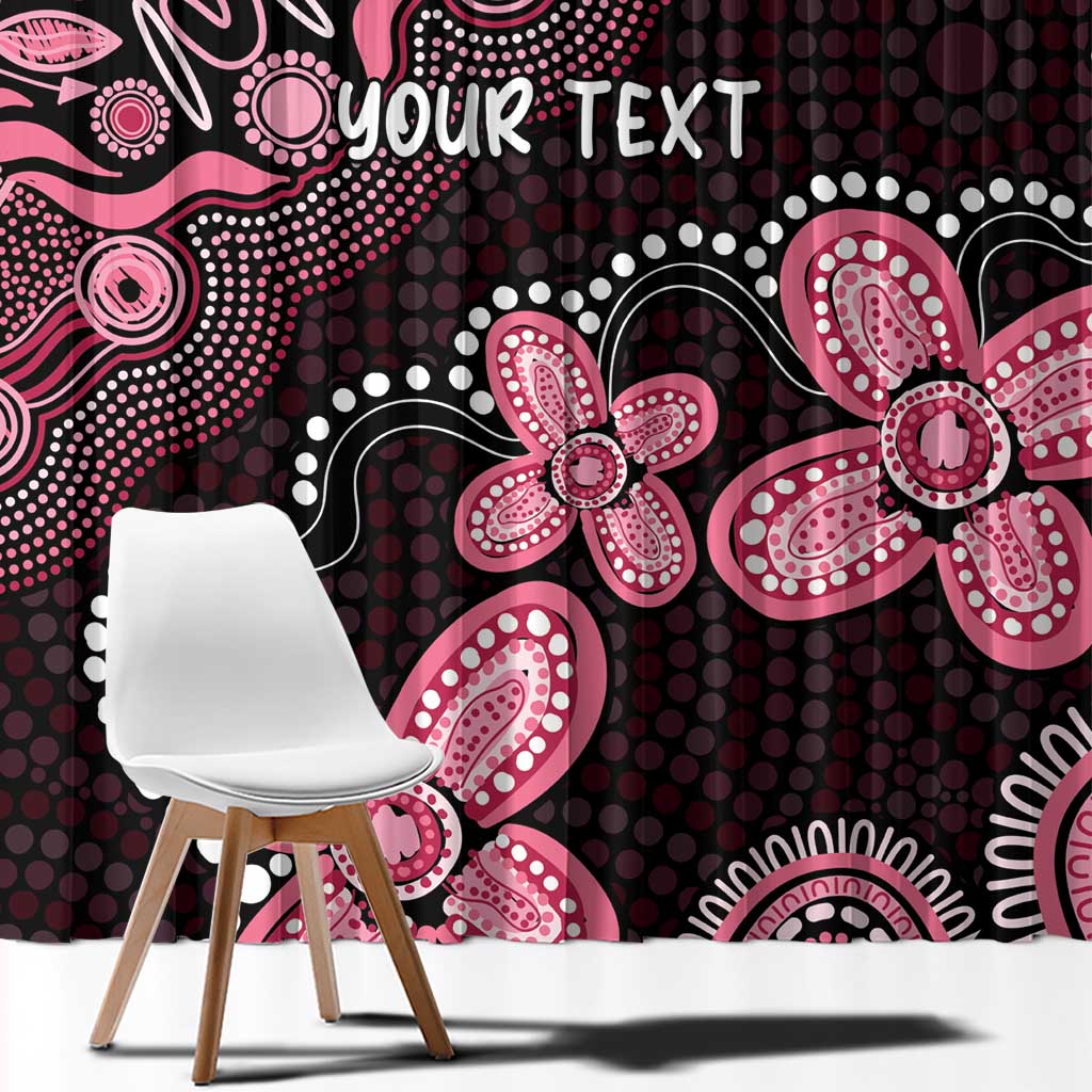 Honoring 50 Years of NAIDOC 2025 Personalised Window Curtain Pink Power