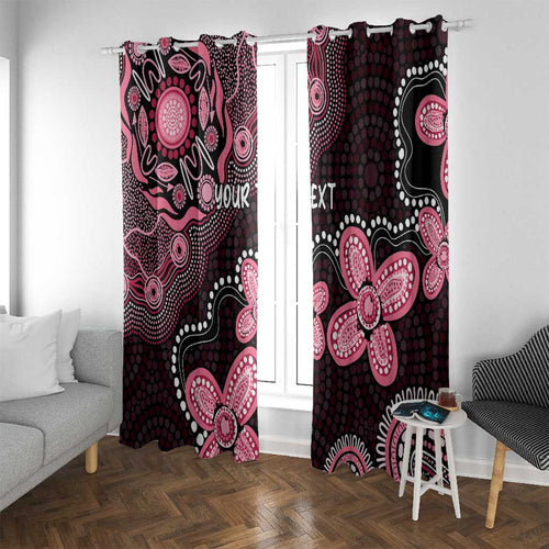Honoring 50 Years of NAIDOC 2025 Personalised Window Curtain Pink Power