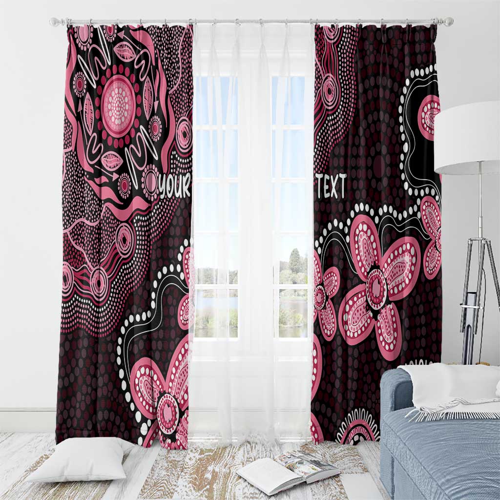Honoring 50 Years of NAIDOC 2025 Personalised Window Curtain Pink Power