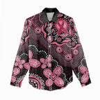 Honoring 50 Years of NAIDOC 2025 Personalised Women Casual Shirt Pink Power