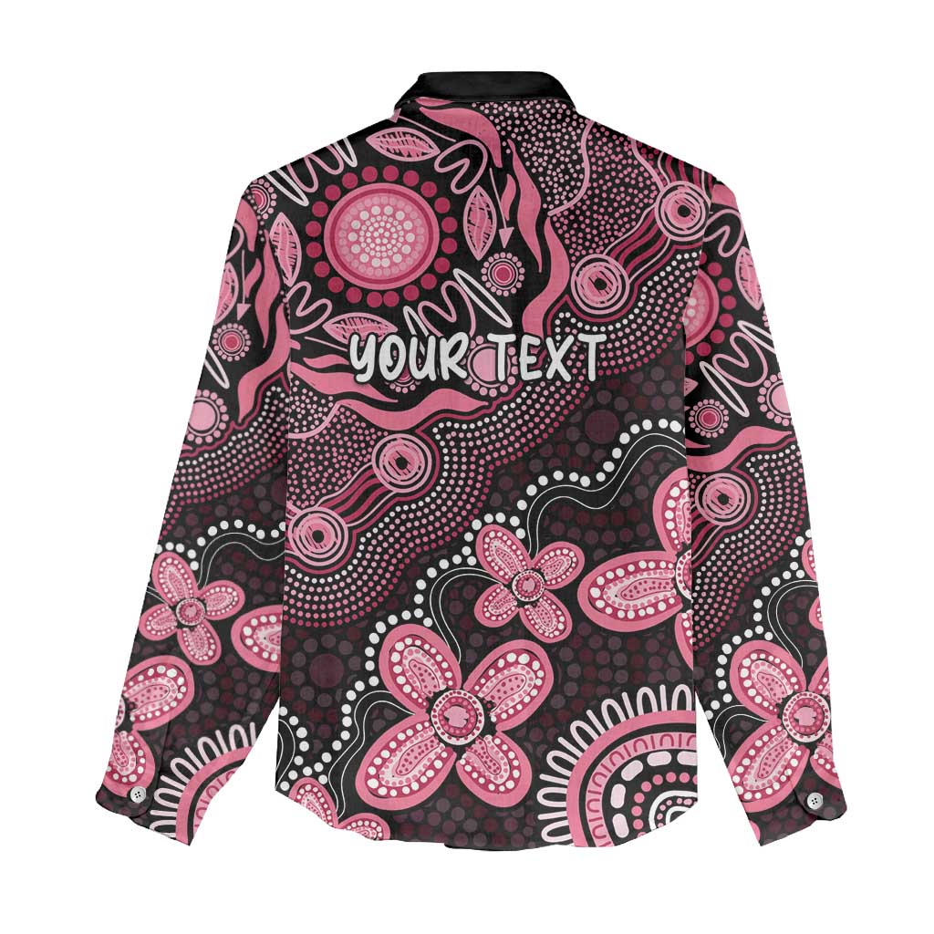 Honoring 50 Years of NAIDOC 2025 Personalised Women Casual Shirt Pink Power