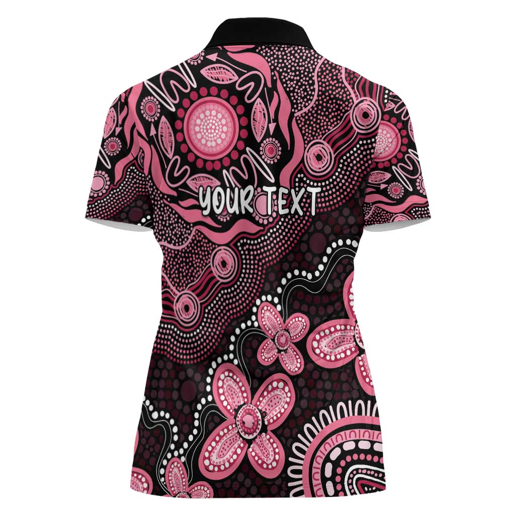 Honoring 50 Years of NAIDOC 2025 Personalised Women Polo Shirt Pink Power