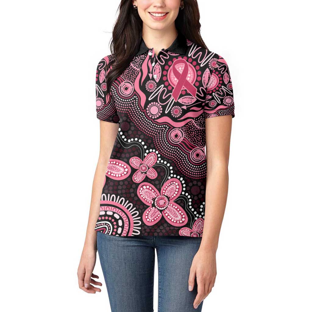 Honoring 50 Years of NAIDOC 2025 Personalised Women Polo Shirt Pink Power