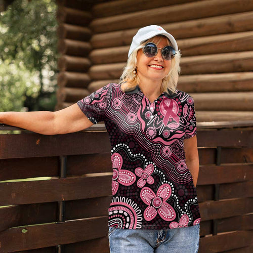 Honoring 50 Years of NAIDOC 2025 Personalised Women Polo Shirt Pink Power