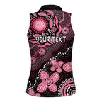 Honoring 50 Years of NAIDOC 2025 Personalised Women Sleeveless Polo Shirt Pink Power