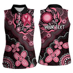 Honoring 50 Years of NAIDOC 2025 Personalised Women Sleeveless Polo Shirt Pink Power