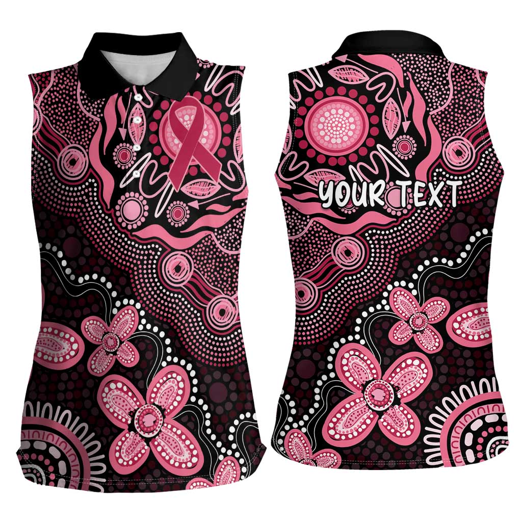 Honoring 50 Years of NAIDOC 2025 Personalised Women Sleeveless Polo Shirt Pink Power