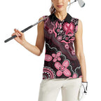 Honoring 50 Years of NAIDOC 2025 Personalised Women Sleeveless Polo Shirt Pink Power