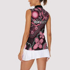 Honoring 50 Years of NAIDOC 2025 Personalised Women Sleeveless Polo Shirt Pink Power