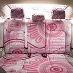NAIDOC Week 2025 Indigenous Back Car Seat Cover Breast Cancer Pink Ribbon
