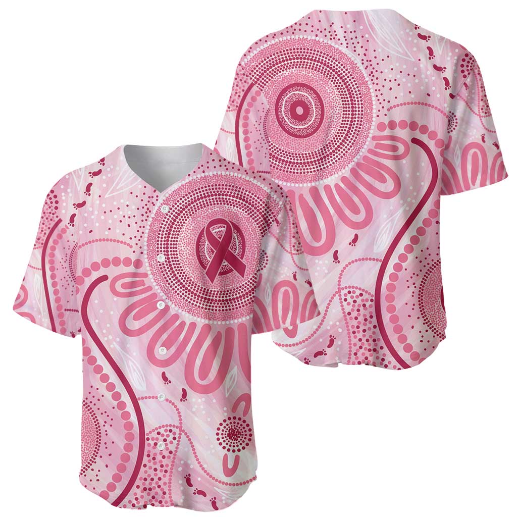 NAIDOC Week 2025 Indigenous Baseball Jersey Breast Cancer Pink Ribbon