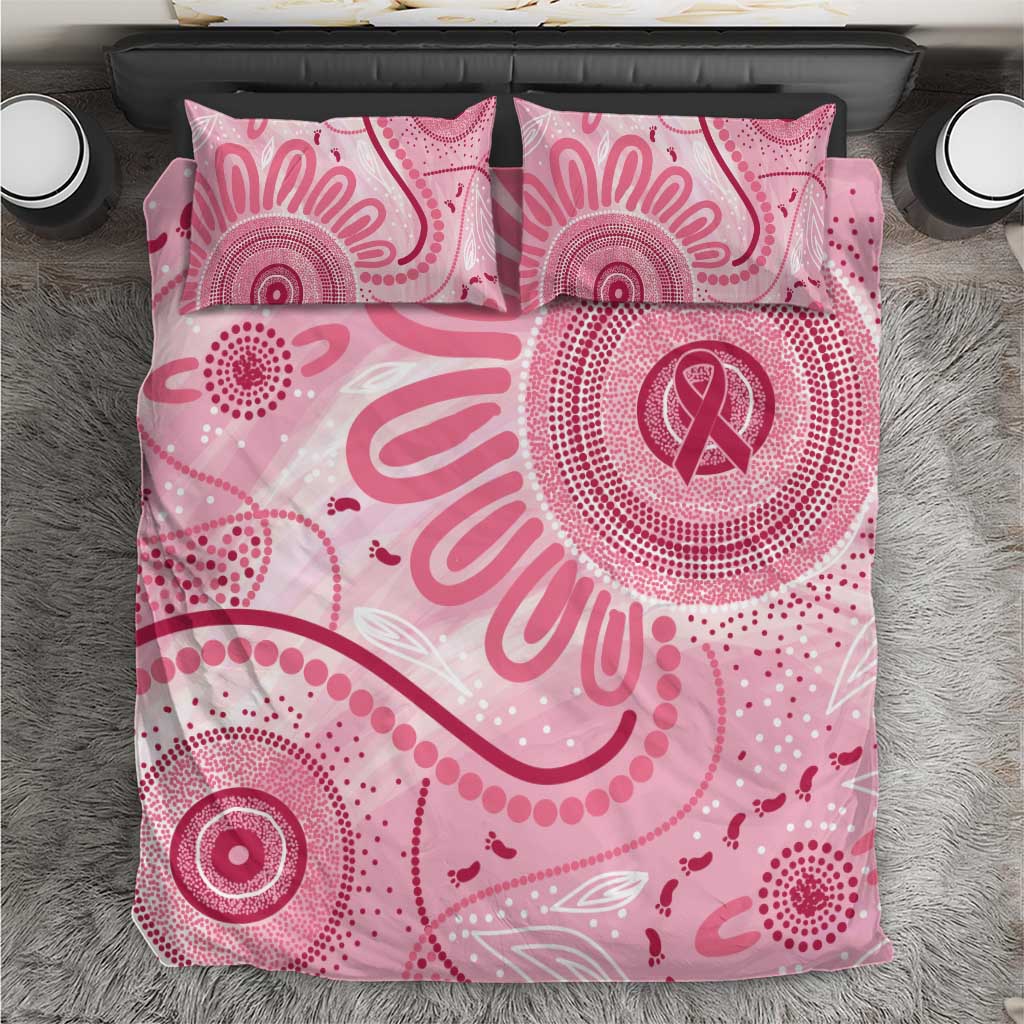 NAIDOC Week 2025 Indigenous Bedding Set Breast Cancer Pink Ribbon