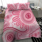 NAIDOC Week 2025 Indigenous Bedding Set Breast Cancer Pink Ribbon