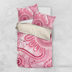 NAIDOC Week 2025 Indigenous Bedding Set Breast Cancer Pink Ribbon