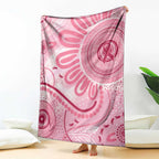 NAIDOC Week 2025 Indigenous Blanket Breast Cancer Pink Ribbon