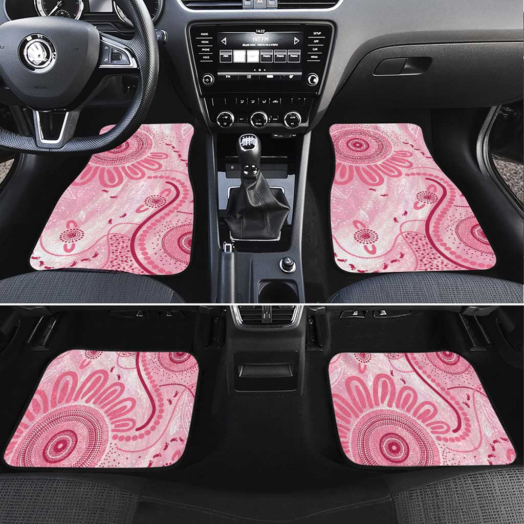 NAIDOC Week 2025 Indigenous Car Mats Breast Cancer Pink Ribbon