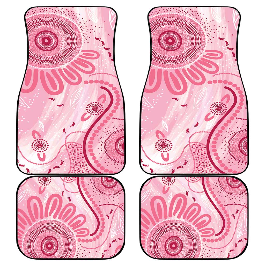 NAIDOC Week 2025 Indigenous Car Mats Breast Cancer Pink Ribbon