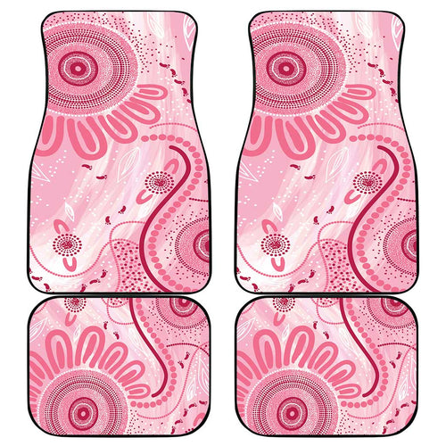 NAIDOC Week 2025 Indigenous Car Mats Breast Cancer Pink Ribbon
