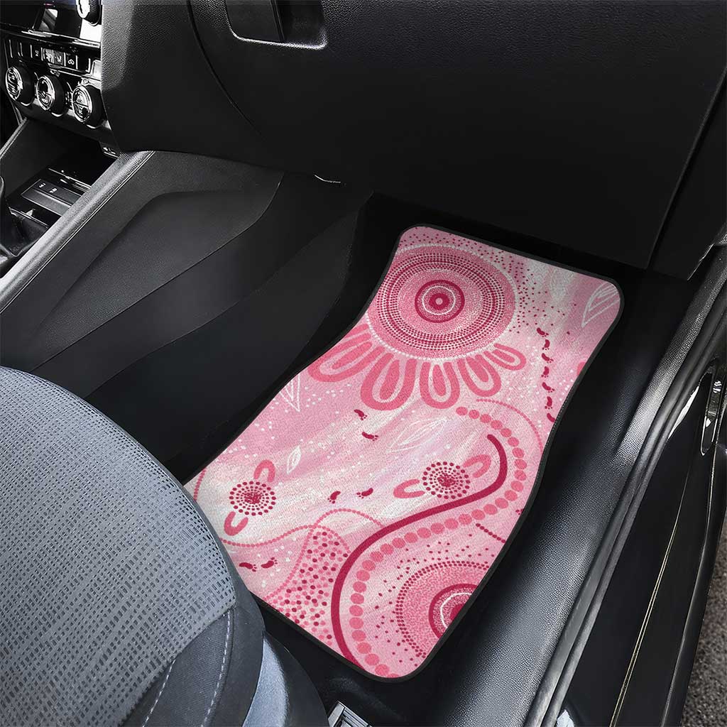 NAIDOC Week 2025 Indigenous Car Mats Breast Cancer Pink Ribbon