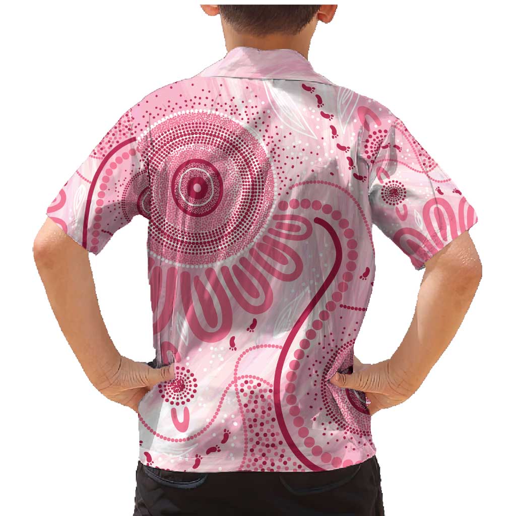 NAIDOC Week 2025 Indigenous Family Matching Mermaid Dress and Hawaiian Shirt Breast Cancer Pink Ribbon