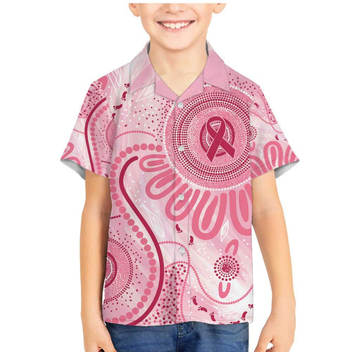 NAIDOC Week 2025 Indigenous Family Matching Mermaid Dress and Hawaiian Shirt Breast Cancer Pink Ribbon