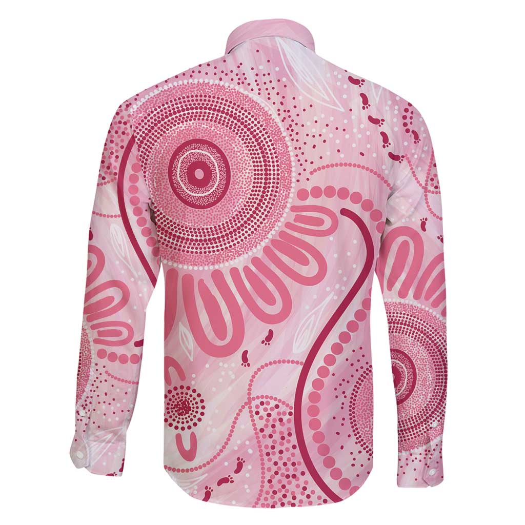NAIDOC Week 2025 Indigenous Family Matching Off Shoulder Maxi Dress and Hawaiian Shirt Breast Cancer Pink Ribbon