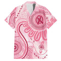 NAIDOC Week 2025 Indigenous Family Matching Puletasi and Hawaiian Shirt Breast Cancer Pink Ribbon