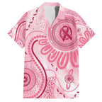 NAIDOC Week 2025 Indigenous Family Matching Summer Maxi Dress and Hawaiian Shirt Breast Cancer Pink Ribbon