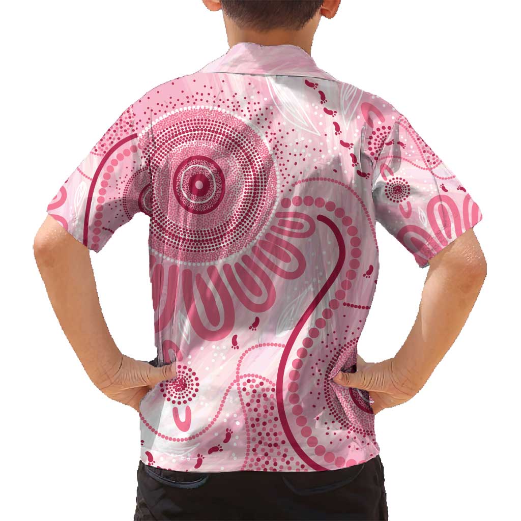 NAIDOC Week 2025 Indigenous Family Matching Tank Maxi Dress and Hawaiian Shirt Breast Cancer Pink Ribbon