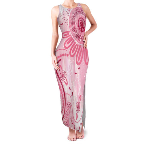 NAIDOC Week 2025 Indigenous Family Matching Tank Maxi Dress and Hawaiian Shirt Breast Cancer Pink Ribbon