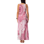 NAIDOC Week 2025 Indigenous Family Matching Tank Maxi Dress and Hawaiian Shirt Breast Cancer Pink Ribbon