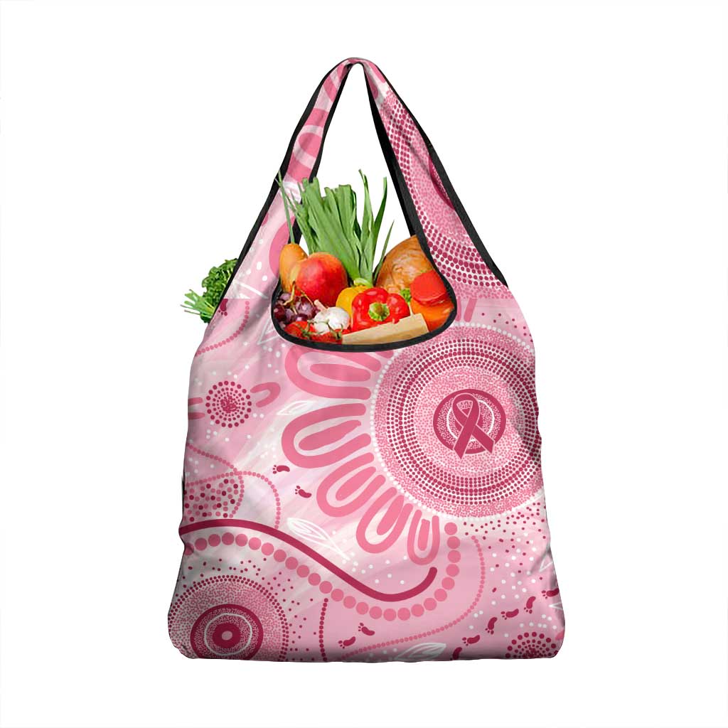 NAIDOC Week 2025 Indigenous Grocery Bag Breast Cancer Pink Ribbon