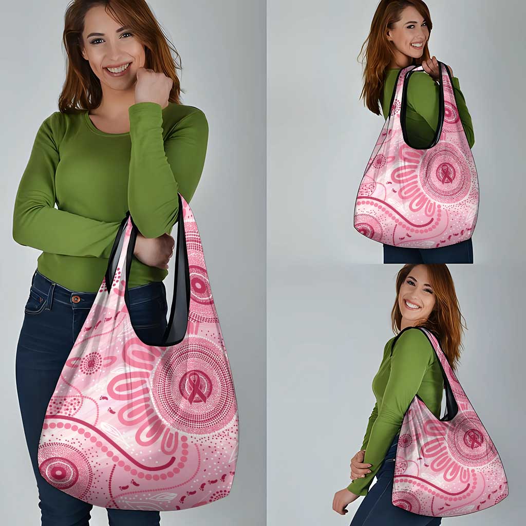 NAIDOC Week 2025 Indigenous Grocery Bag Breast Cancer Pink Ribbon