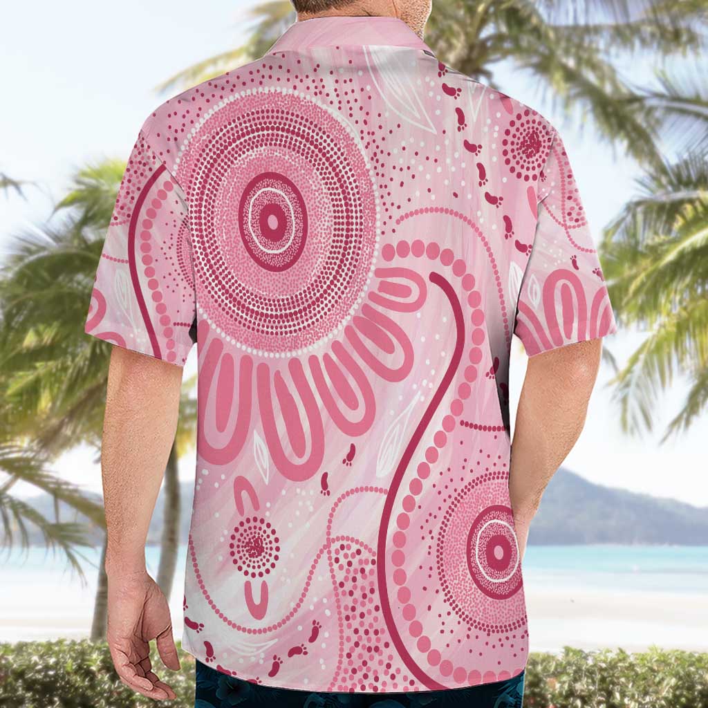 NAIDOC Week 2025 Indigenous Hawaiian Shirt Breast Cancer Pink Ribbon