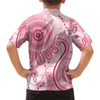 NAIDOC Week 2025 Indigenous Hawaiian Shirt Breast Cancer Pink Ribbon