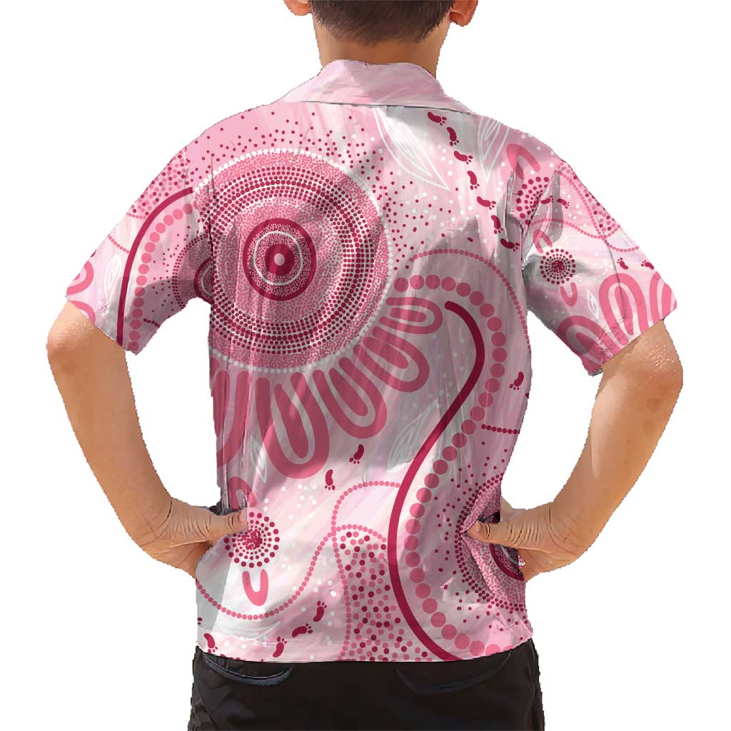 NAIDOC Week 2025 Indigenous Hawaiian Shirt Breast Cancer Pink Ribbon
