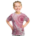 NAIDOC Week 2025 Indigenous Kid T Shirt Breast Cancer Pink Ribbon
