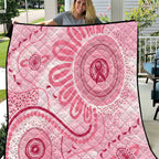 NAIDOC Week 2025 Indigenous Quilt Breast Cancer Pink Ribbon