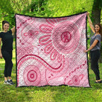 NAIDOC Week 2025 Indigenous Quilt Breast Cancer Pink Ribbon