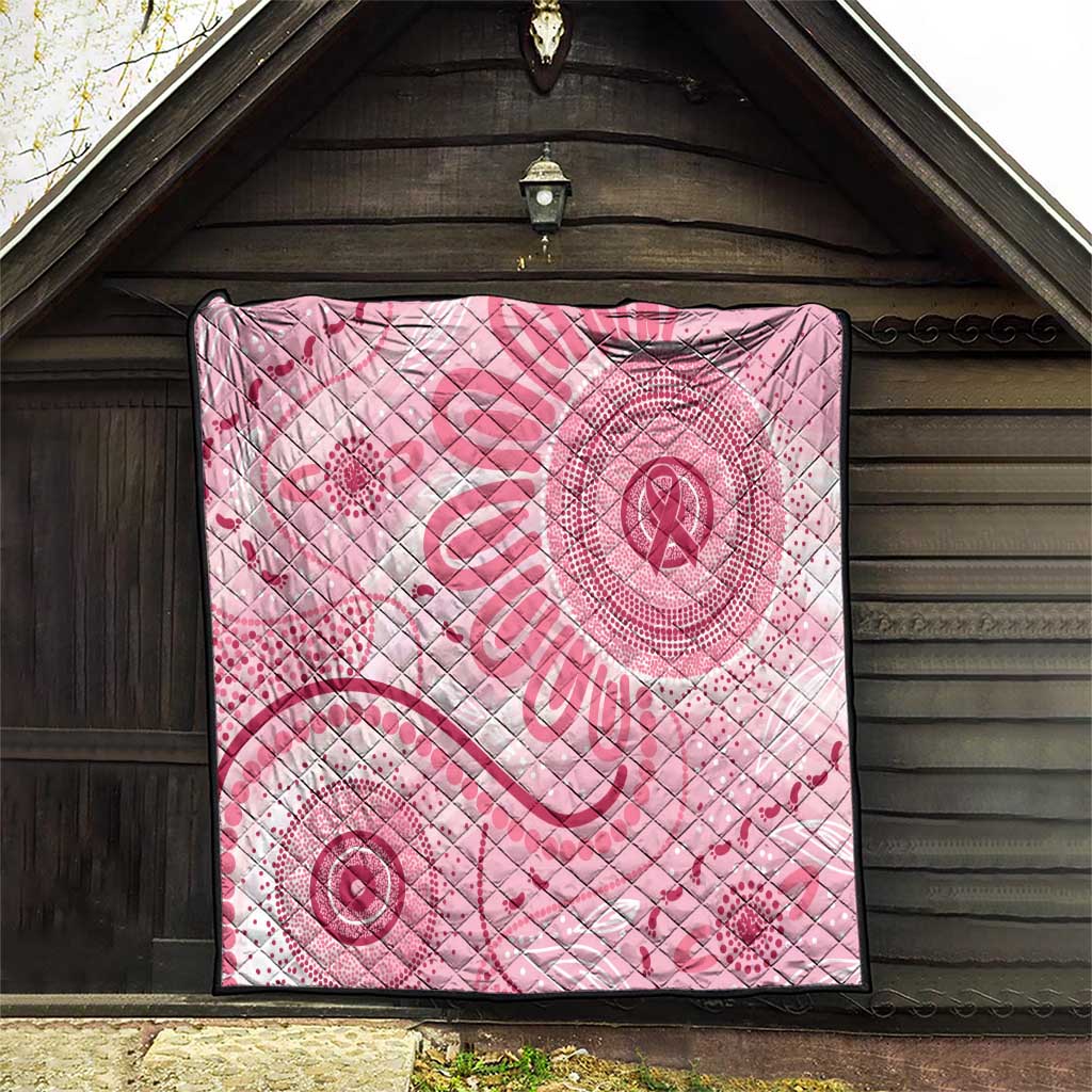 NAIDOC Week 2025 Indigenous Quilt Breast Cancer Pink Ribbon