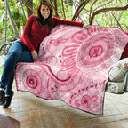 NAIDOC Week 2025 Indigenous Quilt Breast Cancer Pink Ribbon