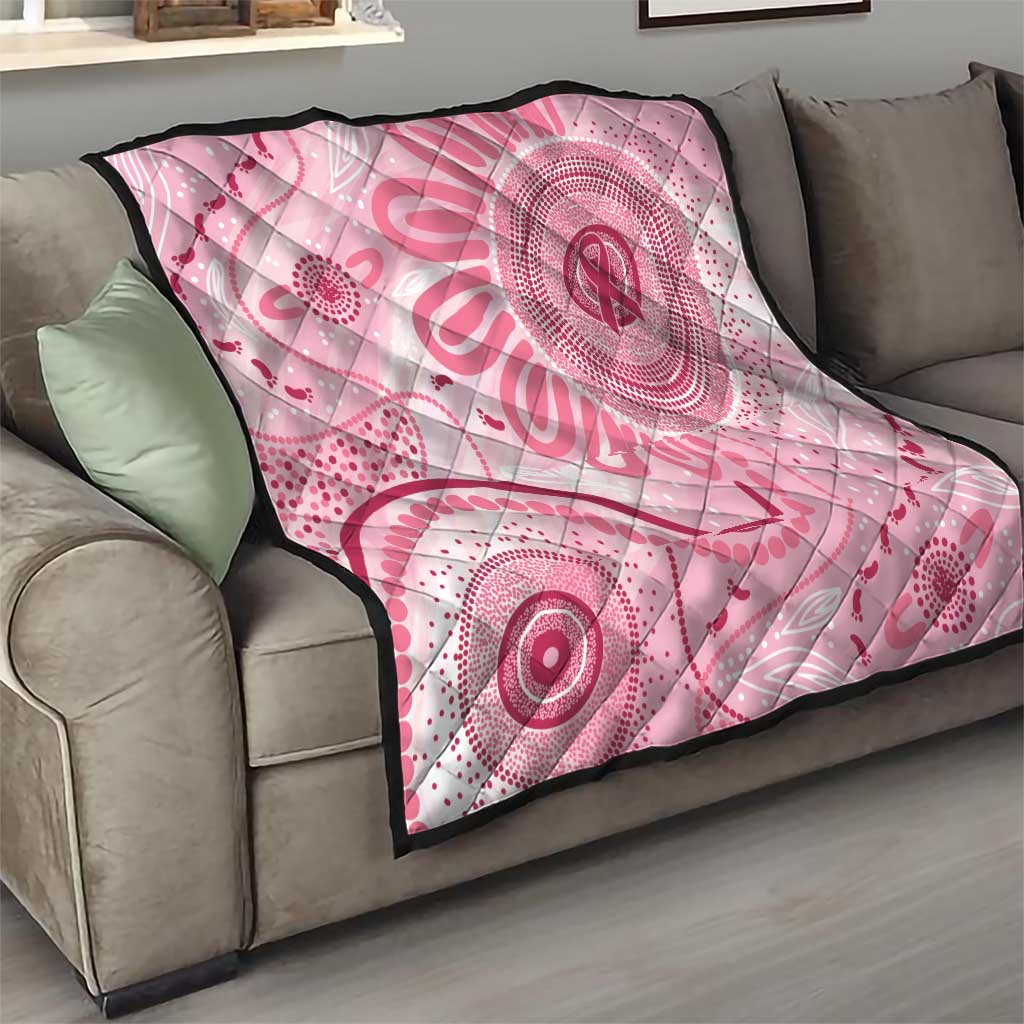 NAIDOC Week 2025 Indigenous Quilt Breast Cancer Pink Ribbon