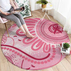 NAIDOC Week 2025 Indigenous Round Carpet Breast Cancer Pink Ribbon